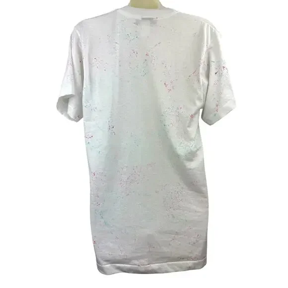 90's floral glitter and bling Tshirt by BACK2BACK - Picture 5 of 6